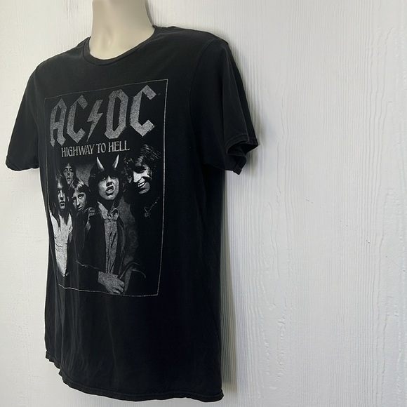 AC/DC - AC/DC Highway To Hell Graphic Black And White T Short Size Medium - Picture 5 of 8